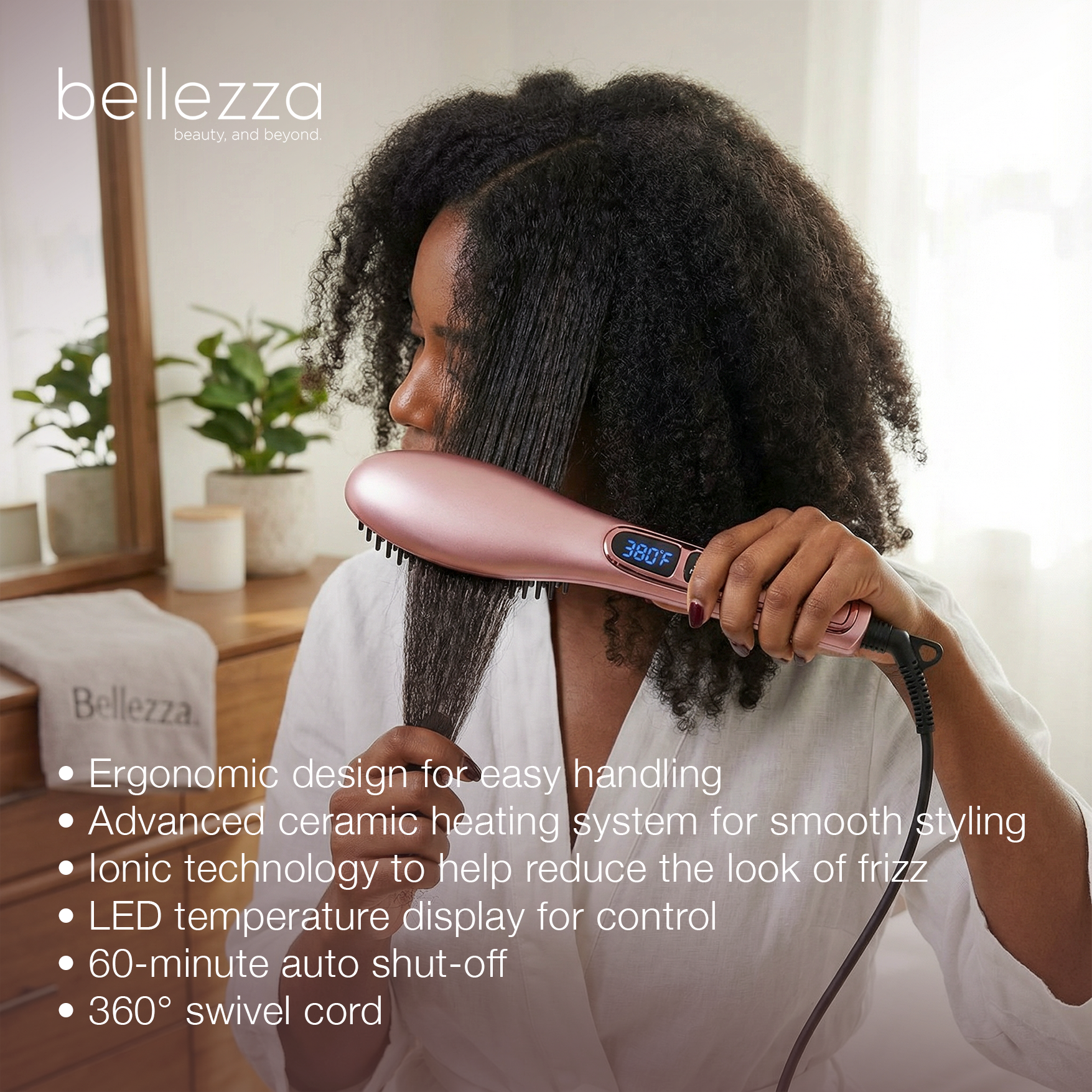 Digital Hot Straightening Brush