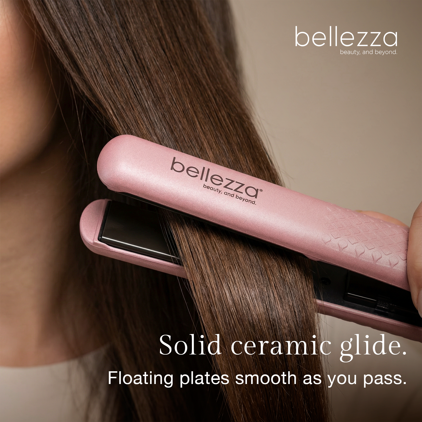 Lux Beauty | 1.25" Solid Ceramic Ionic & Far-Infrared Technology Flat Iron