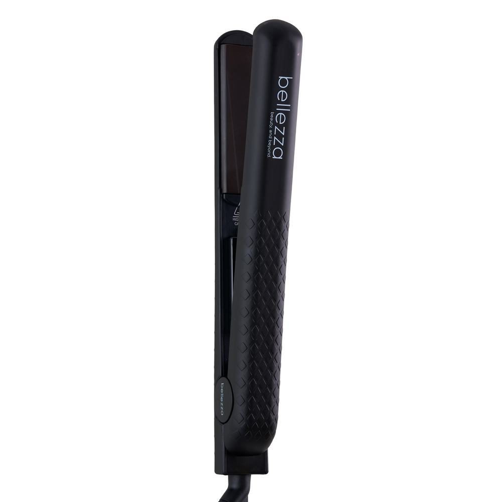 Your Shapeless Beauty ブラックメタル　BLACKL Lux Beauty 1.25” Flat Iron | Solid Ceramic + Ionic | Bellezza