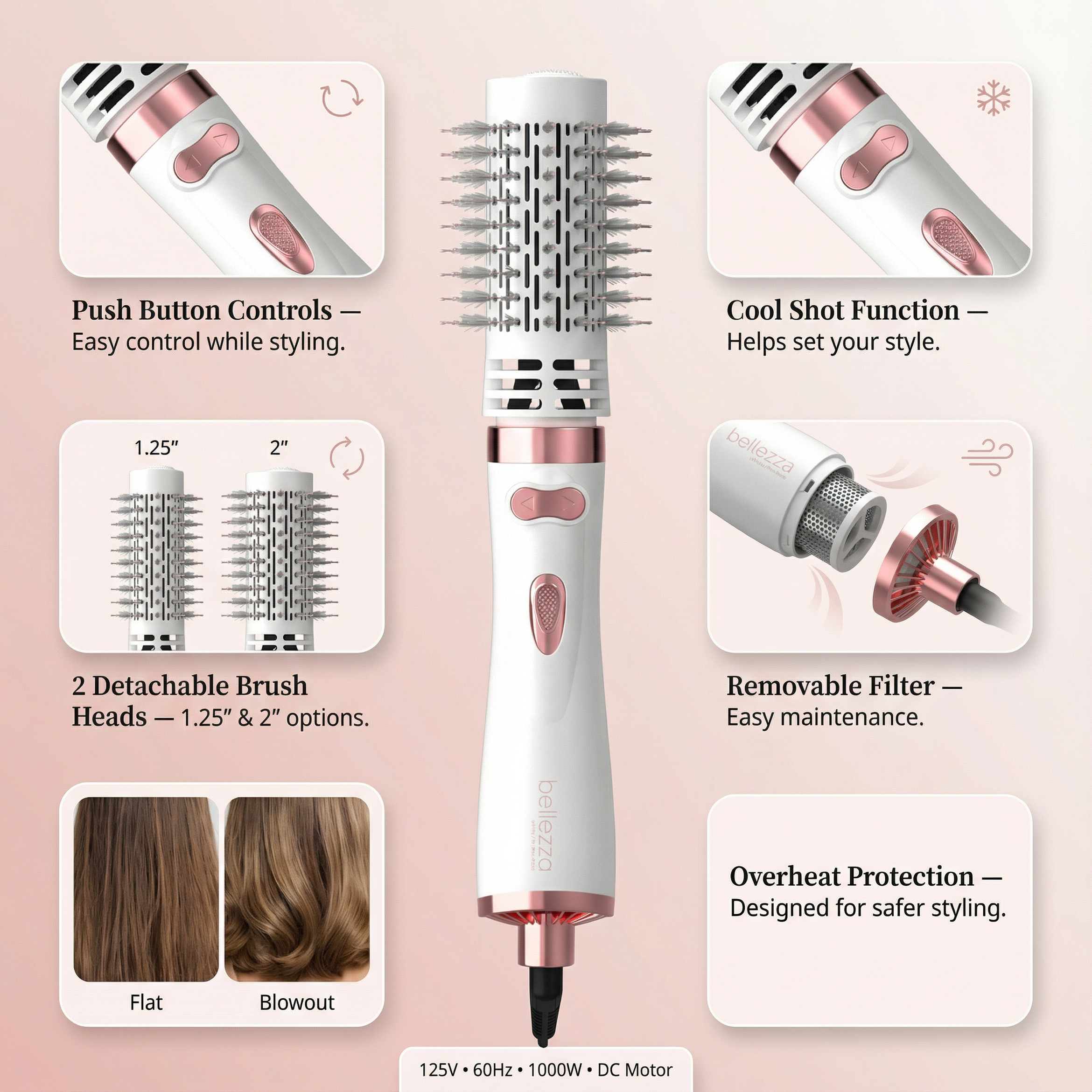 2-in-1 Revolving Hot Brush