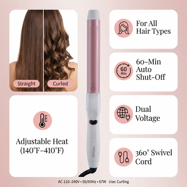 1.25” Digital Extra Long Curling Iron