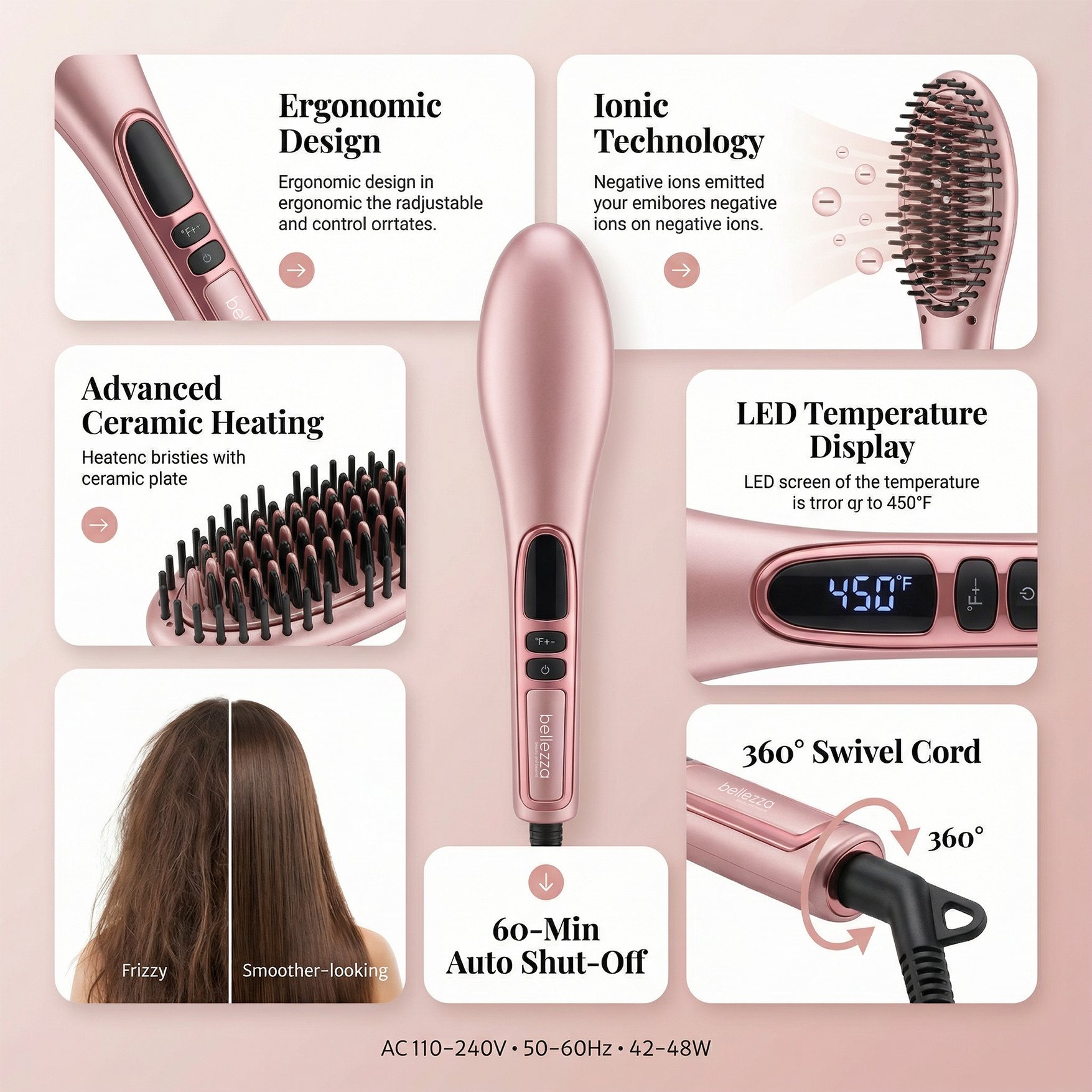 Digital Hot Straightening Brush