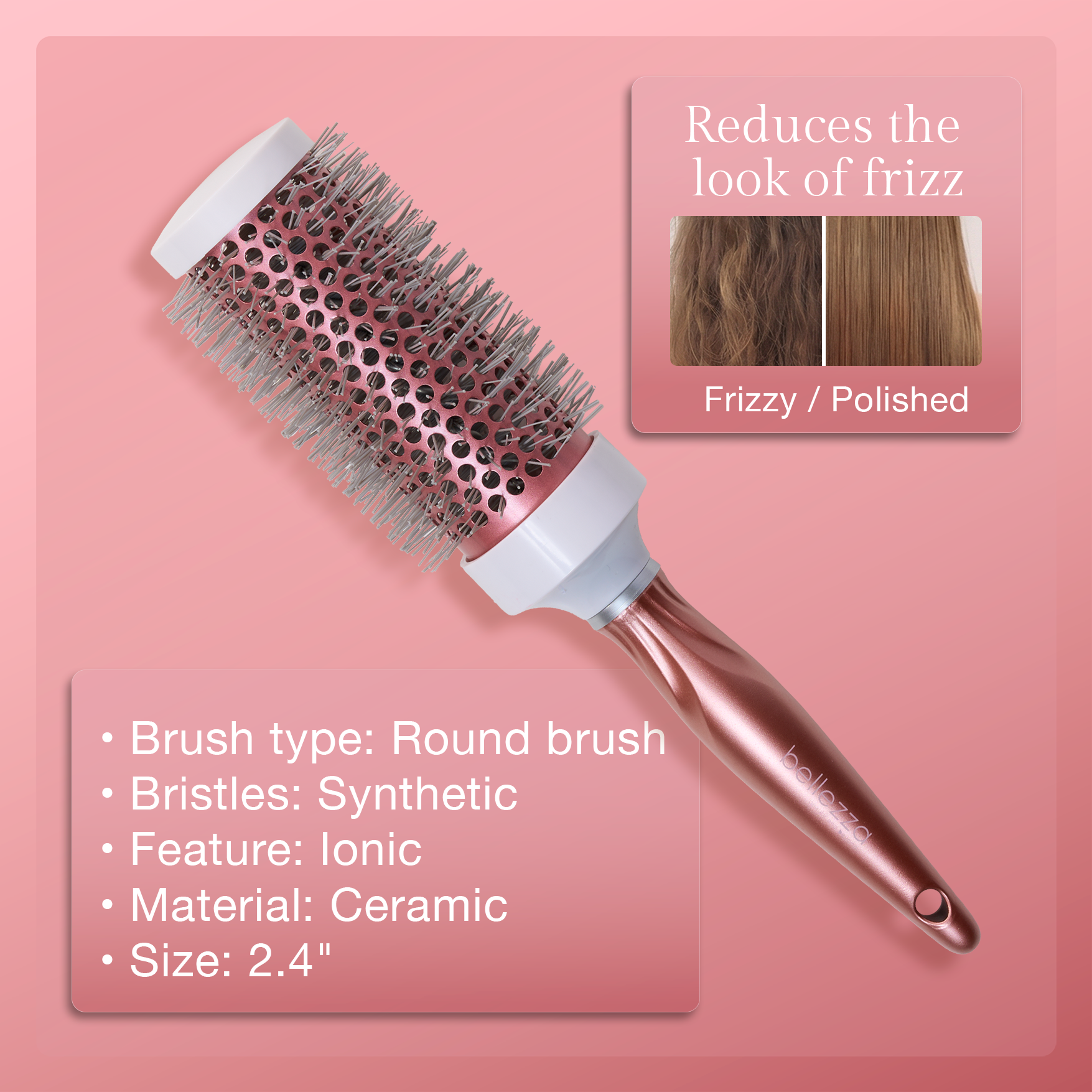 Ionic Ceramic Thermal Brush