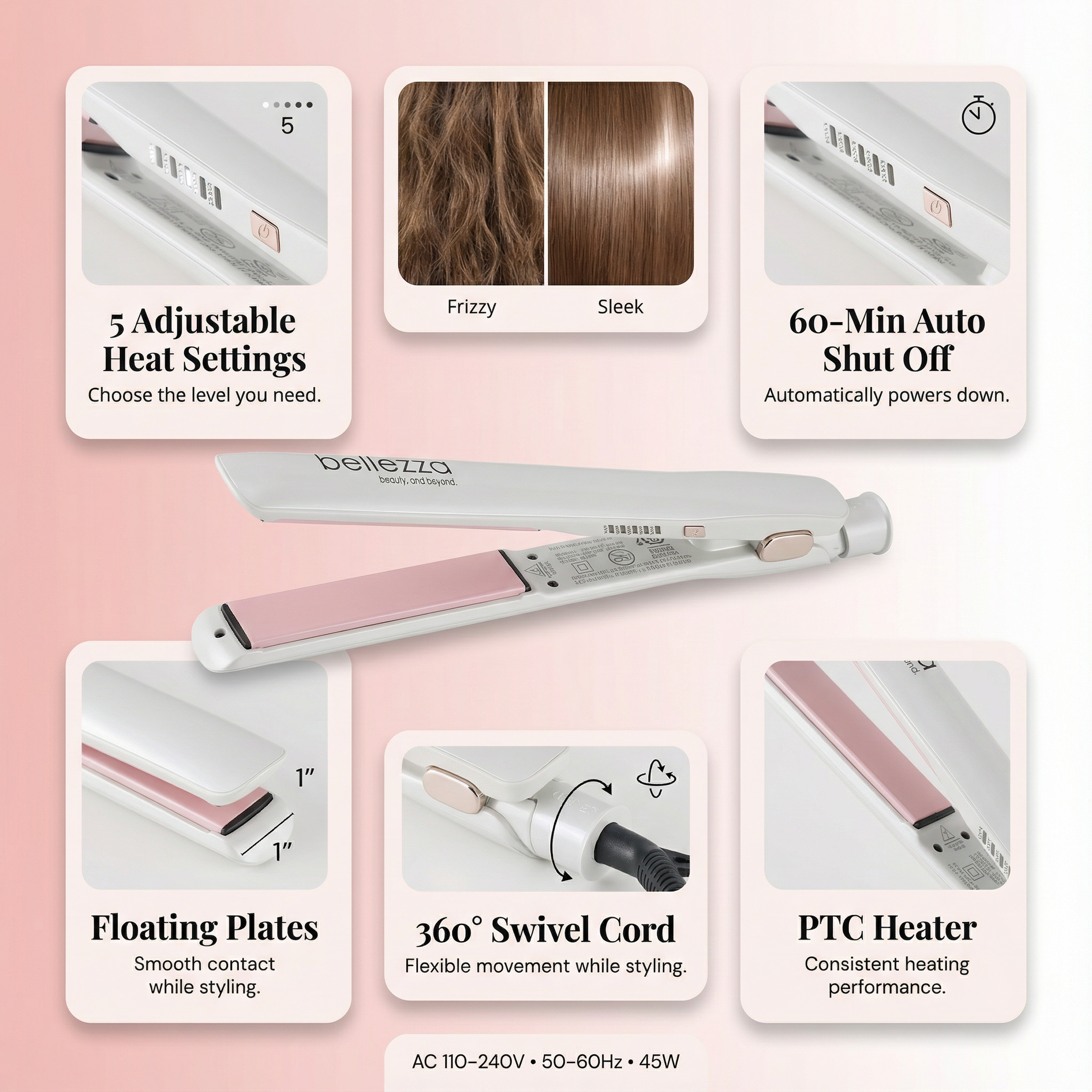 Slim & Sleek | 1" Flat Iron